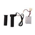 thumbnail image 2 of Controller Throttle Handle Set Aluminum Alloy Shell Brushed Controller Rubber Long Wire Grip for Scooter 12V 250W, 2 of 9