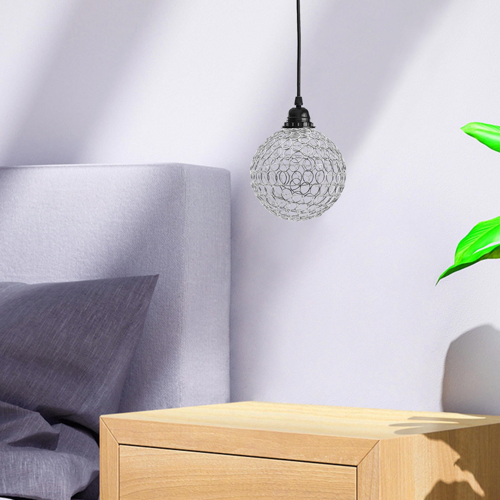 MOKKHNB Metal Bird Cage Industrial Style Ceiling Light Cover 1 Piece