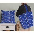 thumbnail image 5 of Soimoi Blue Modal Satin Fabric Artistic Bird & Tree Print Fabric by Yard 42 Inch Wide, 5 of 5