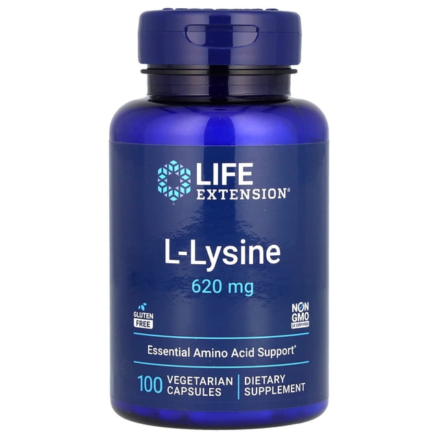 LIFE EXTENSION | L-Lysine 620 mg | 100 vegacaps
