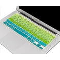 thumbnail image 2 of Mosiso - Keyboard Cover Silicone Skin for MacBook Air 13" and MacBook Pro 13" 15" 17" (with or w/out Retina Display) iMac -mix Green Ombre, 2 of 4