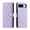 Purple, variant on Allytech Google Pixel 8 Slim Wallet Case, Luxury PU Leather Kickstand Case with Detachable Shoulder & Wrist Strap, Cash Card Slots Magnetic Clasp Shockproof Case for Google Pixel 8 - Purple
