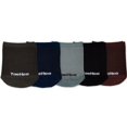 thumbnail image 2 of CHOK TeeHee Womens Seamless Toe Topper Liner Socks 5-Pack with Non-Skid Bottom, 2 of 7
