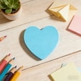 thumbnail image 1 of Ensemble de Notes Autocollantes en Forme de Cœur pour Messages et Rappels avec 8 Couleurs, 1 of 3
