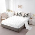 thumbnail image 3 of Erosebridal Cartoon Polka Dots Rabbit Bedding Sets Twin Size,Happy Easter Comforter Sets with Sheets,Fesival Bedroom Decor,Reversible,7pcs, 3 of 5