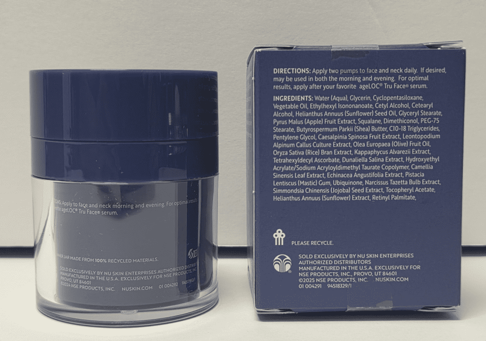 Nu Skin Nuskin ageLOC Tru Face Uplifting Rich Cream Sealed 1.0fl oz 30ml (Single Jar)