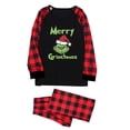 thumbnail image 4 of Pijamas navideños a juego Grinch - TKing Fashion 2024 Nuevos conjuntos de pijamas navideños familiares a juego Grinch, pijamas navideños navideños para parejas, adultos y niños, 6 Años, 4 of 4