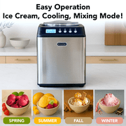 Whynter ICM-201SB 2.1 Quart Upright Ice Cream Maker with Stainless Steel Bowl