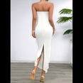thumbnail image 4 of Vestidos de Cóctel Maxi con Volantes, Sexys y Elegantes, Ajustados y con Top de Tubo para Mujer L, 4 of 10
