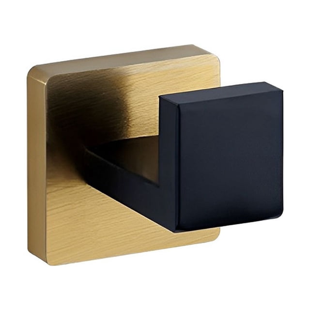 Juego de accesorios de baño Moyic Sin perforación Montaje en pared Estilo moderno Color Oro negro