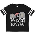 thumbnail image 3 of Inktastic My Poppi Grandpa Loves Me Boys or Girls Toddler T-Shirt, 3 of 5