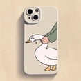 thumbnail image 1 of Cartoon Doubt Duck Smile Lattice Case For iPhone 11 12 13 14 Pro Max XR XS X 7 8 Plus SE2020 Mini Shockproof Soft Silicone Cover xuanjing unisex, 1 of 2