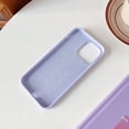 thumbnail image 4 of for iPhone 14 Plus Case Cute Liquid Silicone Women Girls Heart with Soft Anti-Scratch Microfiber Lining Protective Phone Case for iPhone 14 Plus Purple, 4 of 14