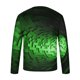 thumbnail image 4 of Blusas y camisas de manga larga con cuello redondo para hombre, blusa informal de manga larga con cuello redondo y estampado de rayas, blusa de poliéster para hombre, 4 of 5