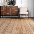 thumbnail image 4 of Oussum Braided Natural Fiber Vintage Jute Area Rug Indoor Area Runner Rugs Online, 4 of 7