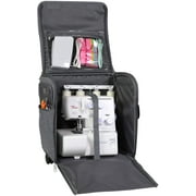 Everything Mary Collapsible Serger Machine Rolling Storage Case, Heather, Carrying Bag For Overlock Machines, For Brother, Singer, & Juki Sergers, Organizer Tote For Sewing Thread & Supplies