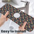 thumbnail image 6 of Sikiie Christmas Holiday Bowling Splash Guard for Sink Faucet-1 PC Super Absorbent Fast Drying Mat Sink Gadgets-Splash Guard for Kitchen, Sink Mat, 6 of 7