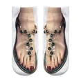 thumbnail image 1 of Socks 3D Pattern Sandals Print Socks Running Socks Women Personality Low Ankle Sports Socks, 1 of 3