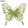 thumbnail image 1 of New Gold Powder Glitter New Year Decor Christmas Butterfly Fake Butterfly Christmas Tree Decorations Home Xmas Ornaments GREEN, 1 of 8