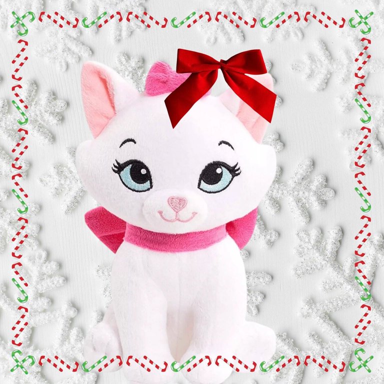 Red Bow Christmas Holiday Marie Cat 12” Plush Soft Stuffed  display picture 1