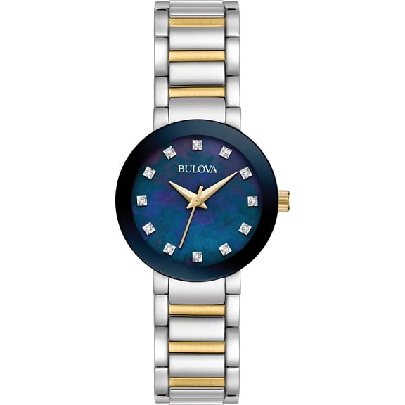 Bulova Women's Futuro Two-Tone Stainless Steel Watch 98P157
