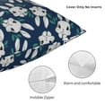 thumbnail image 3 of Yiaed Cute Rabbit Print Pillow Covers Super Soft Decorative Square Throw Pillow Covers Case Cushion Covers for Sofa Couch Bedroom Car Decor（No pillow core）-22"x22", 3 of 7