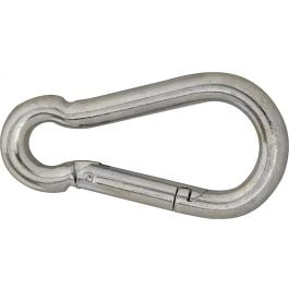 

10PC Campbell Chain Campbell Chain T7645026 Spring Snap Links 3/8 Inch Nominal 2-3/4 Inch Overall Zinc Plated Steel (Case of 10)