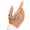 03-554-white K, variant on Women’s Scorpion Ring Bracelet, 3D Hand Chain Jewelry Statement Accessory