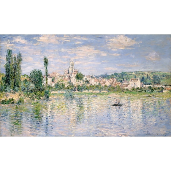 Vetheuil In Summer Fine Art (36 x 24)