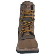 HOSS Mens 8 Cross Cut Composite Toe PR Logger Work Boot Brown - 80715
