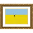 thumbnail image 1 of Ivylu 32x23 Gold Ornate Wood Framed with Double Matting Museum Art Print Titled - Canola Flowers, 1 of 4