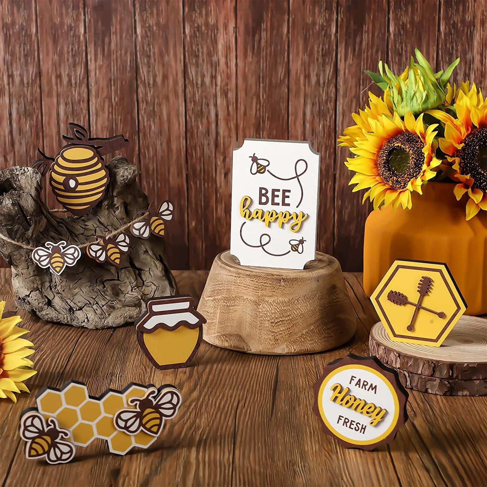 Bee Tray signs, Bee signs, Bee home decor, bee gnome – Nine Twenty Four  Designs