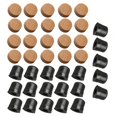 thumbnail image 1 of Kit de reparación de 20 piezas de Punta de parachoques de goma negra y almohadillas de corcho para trombón yuxing, 1 of 2
