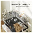 Fresh Look at Hamster Cage 2 Tier With Tube System Deep Tray Water