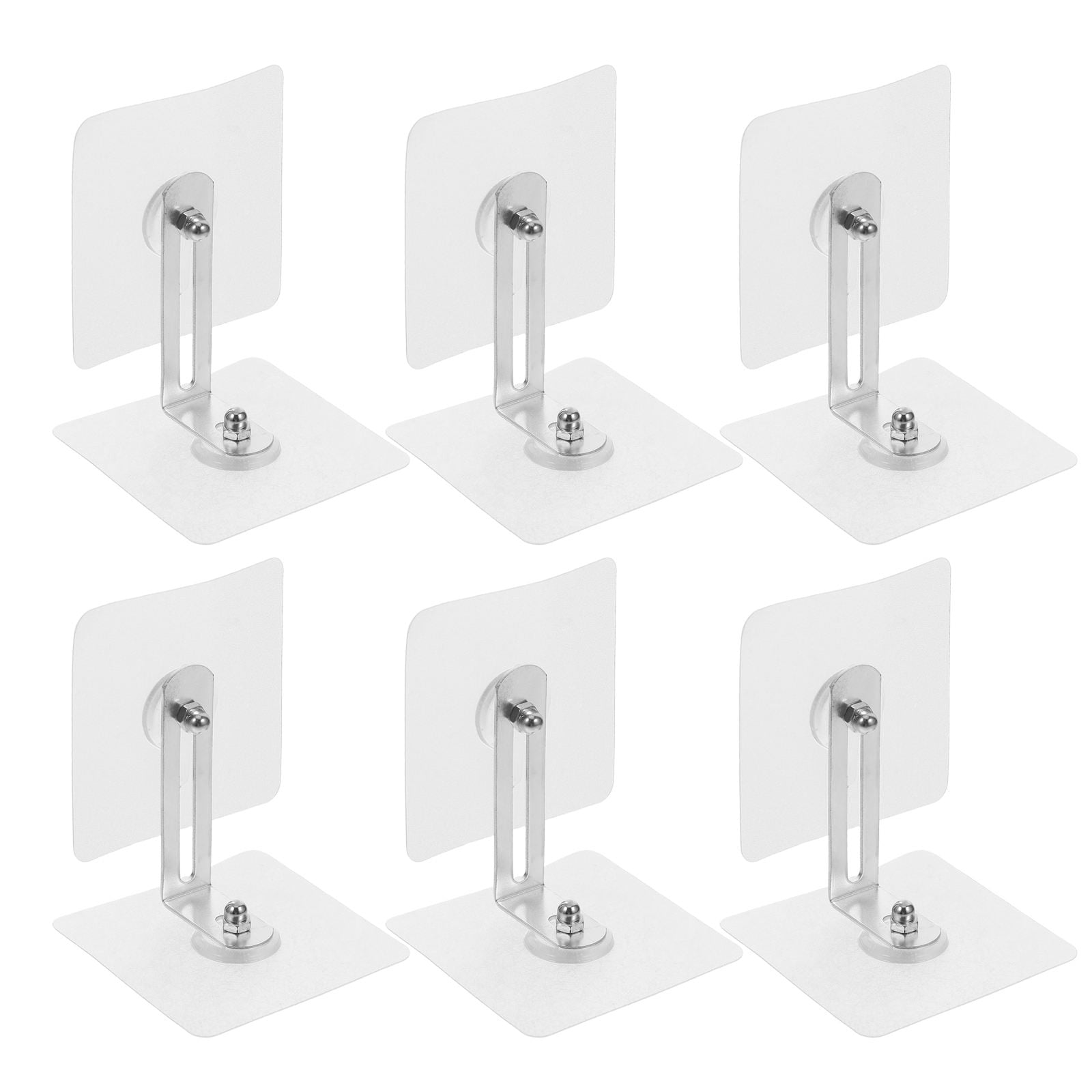 Hemoton 24-Piece Baby Safety Wall Anchor Kit with No-Drill Adhesive for Securing Dressers, Cabinets, Bookshelves - Childproof Anti-Tip Furniture Brackets