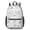 Cat and Yarn, variant on Black Cat Silhouette White Pattern 17" School Backpacks for Teens,Waterproof Oxford Fabric,S-Shape Padded Straps for School,Travel,Hiking,Camping
