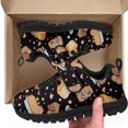 thumbnail image 4 of Pointodoor Cute Capybara Star Shoes for Boys Non Slip Athletic Running Fashion Sneakers Rubber Sole Walking Breathable Shoes for Kids Girls Lightweight, 4 of 7