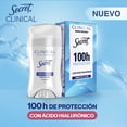 thumbnail image 2 of Desodorante Mujer Clinical Secret con Ácido Hialurónico, Barra Invisible, Completely Clean, 45 gr, 2 of 5