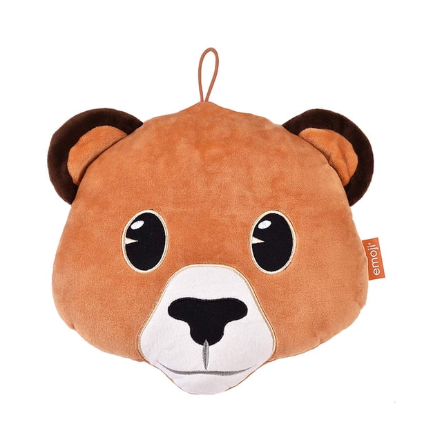 Cojín decorativo INNOVA HOME emoji oso marrón con portafoto 6x4