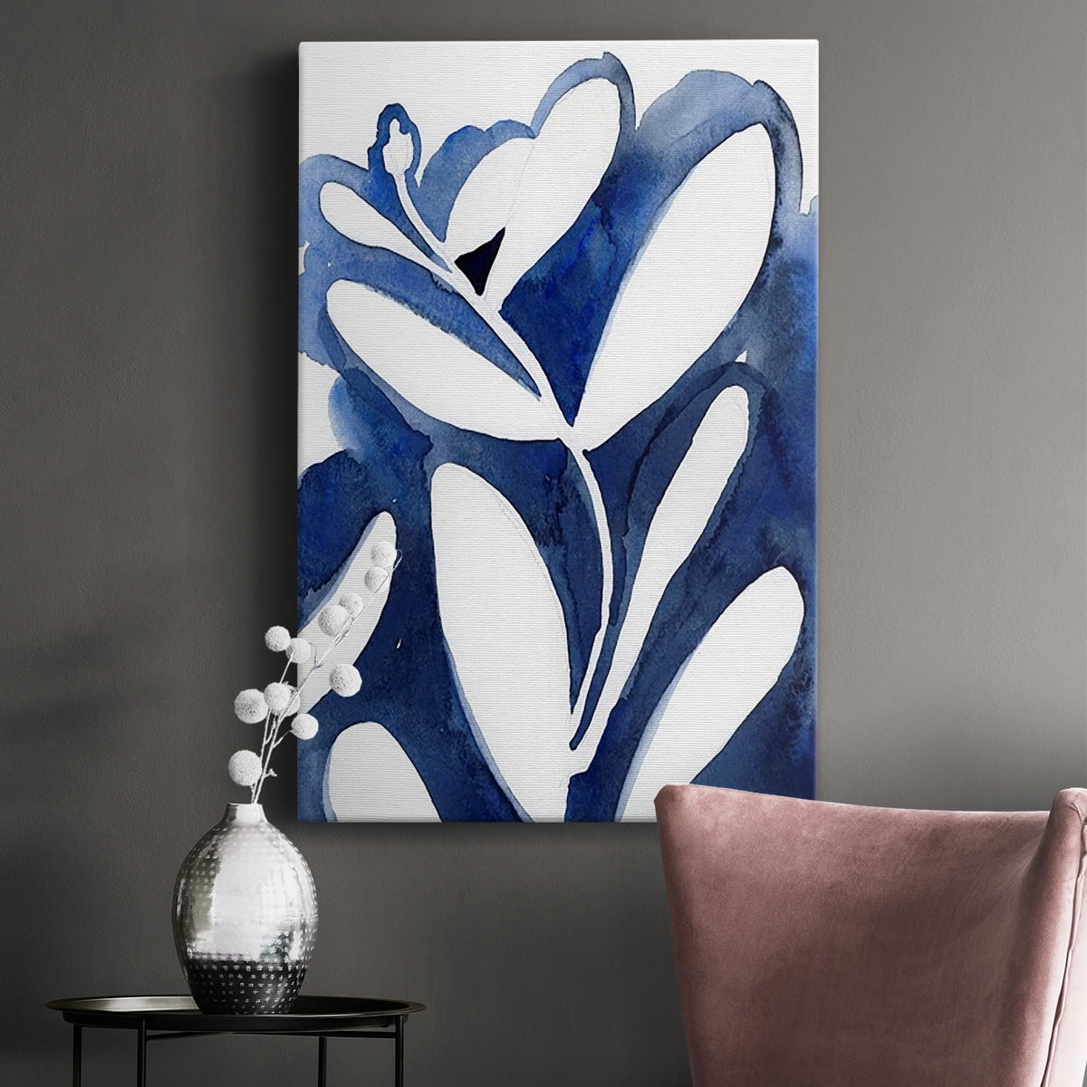 Blue Eucalyptus I Premium Gallery Wrapped Canvas - Ready to Hang