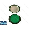 thumbnail image 2 of Pair Green Reflector Pair Black Bezel For Willys M38 M151A1 M35 Jeeps Truck, 2 of 3