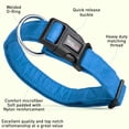 thumbnail image 4 of Dogline M8004-2 13-21 L x 0.75 W in. Comfort Microfiber Flat Collar, Blue, 4 of 4