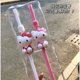 thumbnail image 1 of Hello Kittys Sanrios, Pajita de plástico de dibujos animados de Anime, accesorios Kawaii para el hogar, desayuno, zumo de fruta, leche, regalo para niños, 1 of 4