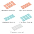 thumbnail image 3 of Unique Bargains 1 Set Silicone Thermal Pads for Graphics Card Memory Chip White, 3 of 5