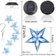 thumbnail image 2 of Campana de Viento Que Cambia de Color Blue Star Llevó el Campana de Viento Móvil Portátil Impermeable Al Aire Libre Decorativo Romántico Campana de Viento Luz para Patio Jardín Hogar, 2 of 8
