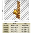 thumbnail image 3 of Rowan University Fleece Blanket, Very Soft Microfiber Flannel Blanket for Couch Warm and Cozy for All Seasons, 3 of 6