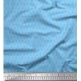 thumbnail image 1 of Soimoi Blue Rayon Fabric Lighthouse Nautical Decor Fabric Printed Yard 56 Inch Wide, 1 of 1