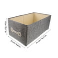 thumbnail image 3 of Foldable Large-capacity Clothing and Pants Storage Box for Toys Household Shoe Cotton Linen, 3 of 6