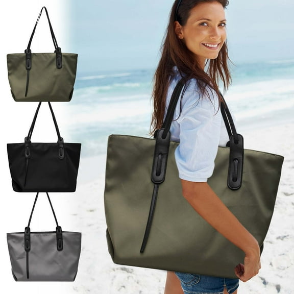 InsCrazy Tote Bag Travel Bag for Women New Large-capacity Cloth Shoulder Bag Commuting Ins Trendy Girl Armpit Bag Student Portable Tote Bag