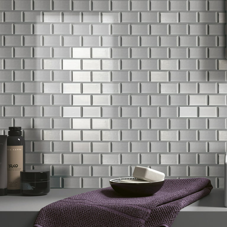 Art3d Peel and Stick Backsplash Tiles for Kitchen in Grey Marble